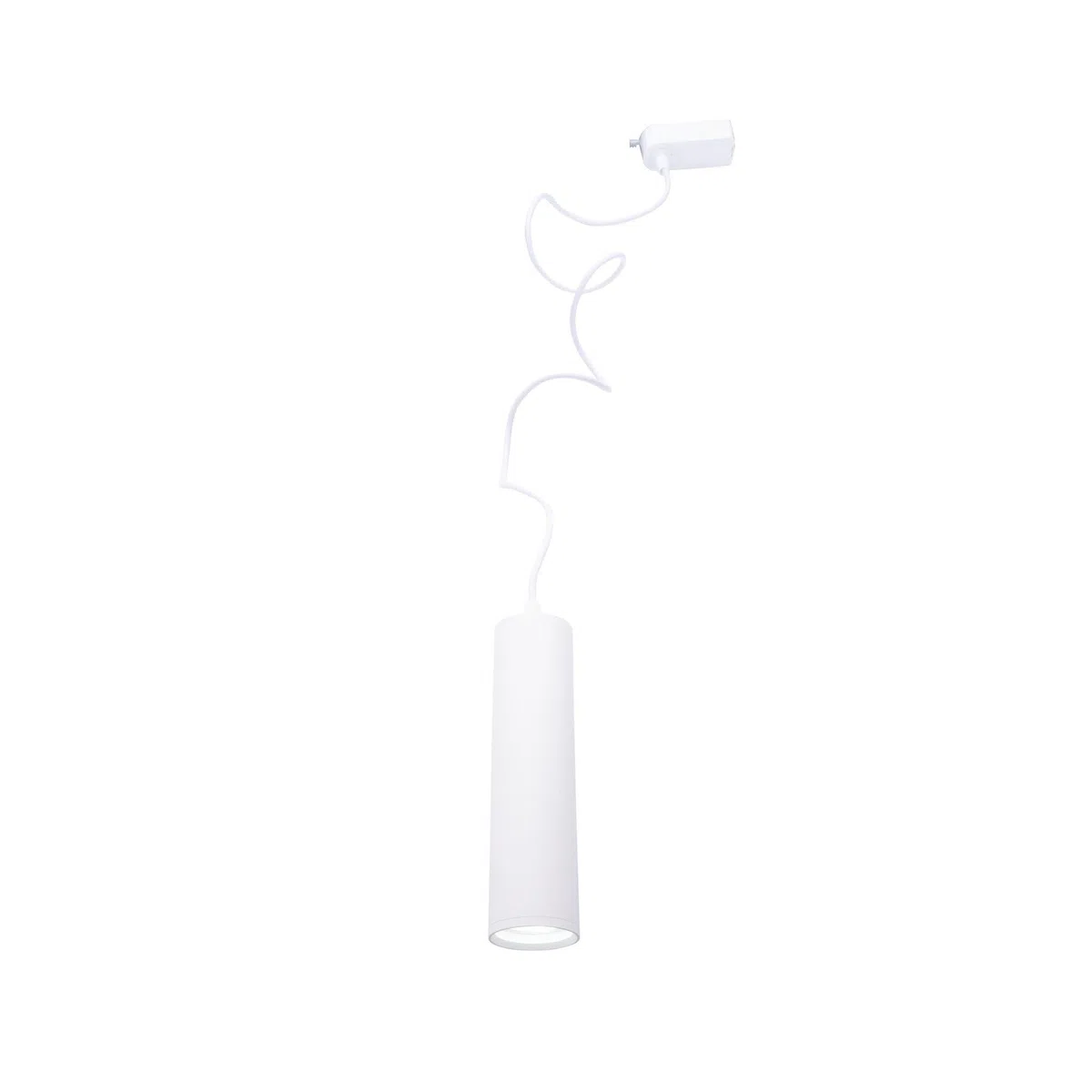 Ledvion - Sistema di Binario, 1m, Binario Monofase, Solo illuminazione del binario, Bianco, 1x spot GU10 orientabili, Plafoniera led soffitto, lampadario cucina, faretti led, plafoniera moderna