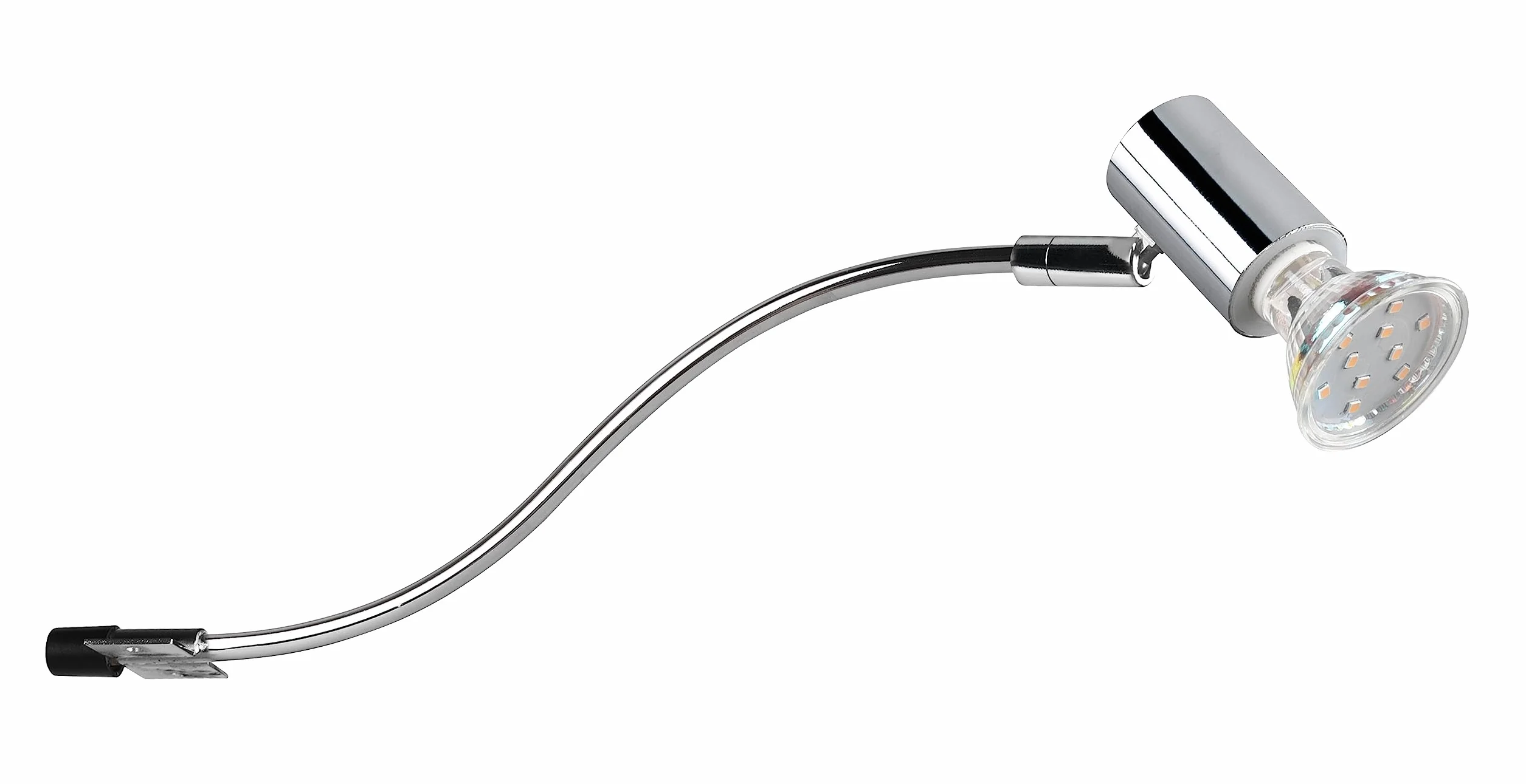 TRIO, Applique, Giada 1xGU10, max.5,0 W Finitura: Metallo, Cromo L:5,4cm, L:34,0cm, A:11,4cm IP44IP44,Senza illuminante
