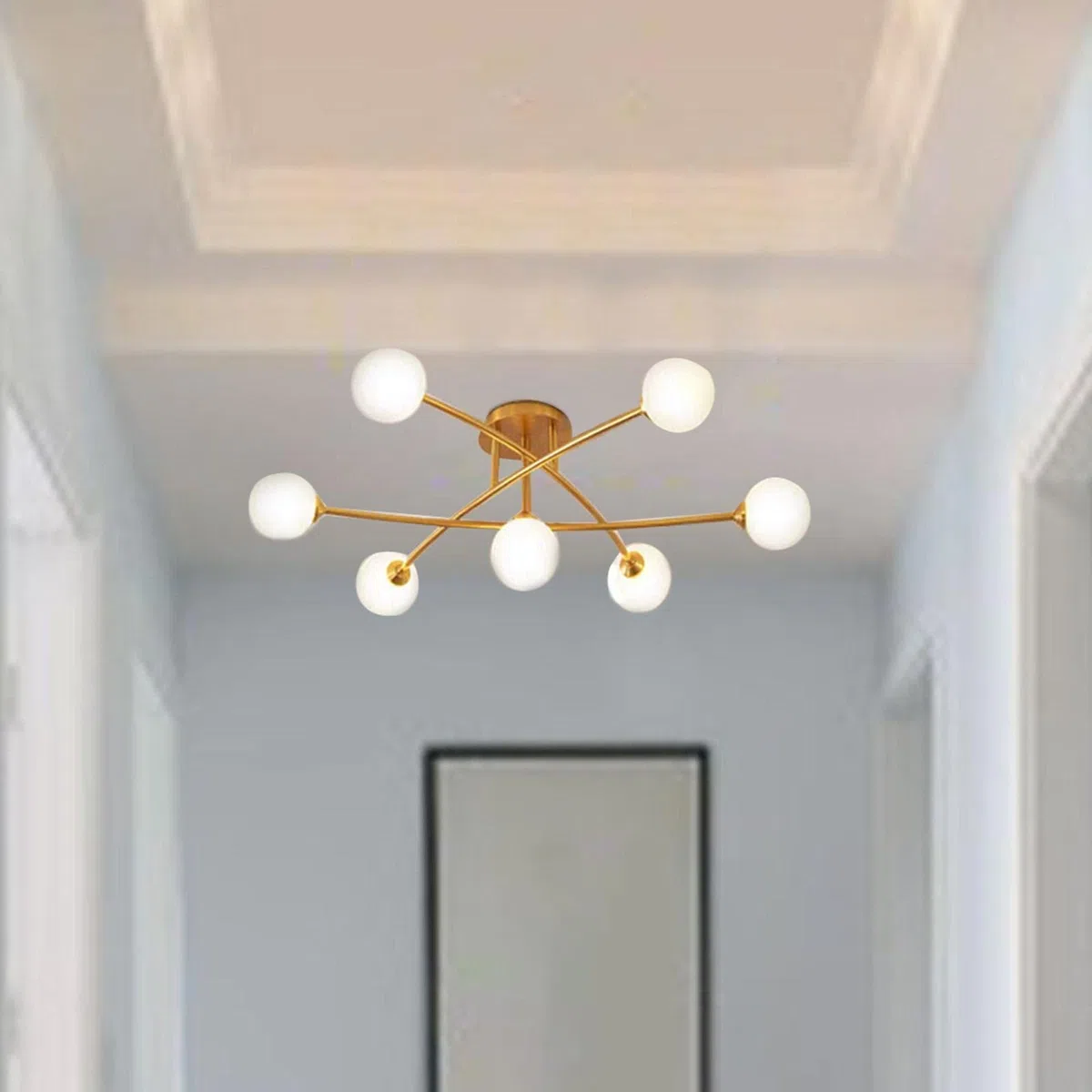 perfk 12 cm Paralumi, lampadario camera da letto bambini, Copertura della luce Illuminazione di ricambio Lampadario di ricambio Lampade da tavolo Lampade da terra G9 Paralume in vetro globo