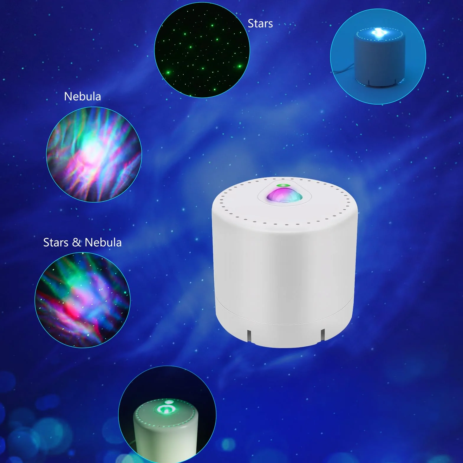 Lampada Proiettore Stelle,LED Proiettore Cielo Stellato Lampada, Proiettore cielo Stellato,LED Luce Rotante Nebulosa con Timer e Telecomando,per Bambini/Adulti/Regalo/Decorazioni