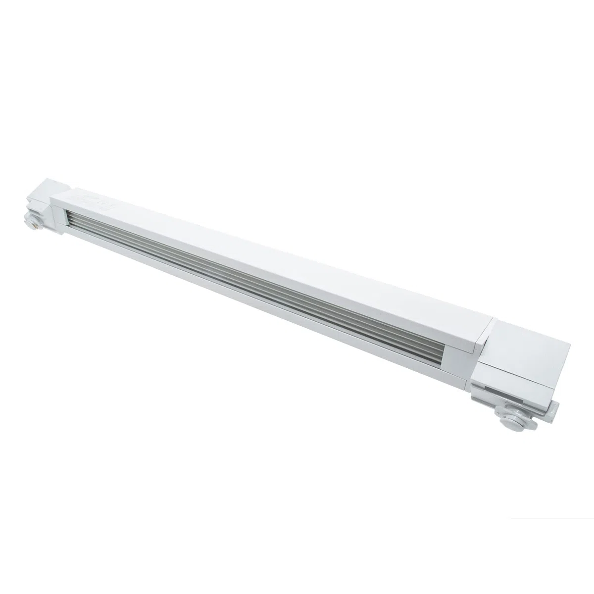 Planetitaly Faretto Binario Track Monofase 6 LED 12W 1440 Lumen Orientabile Angolo 38 Gradi per Interni Negozi Uffici Vetrine 230V Alluminio, Bianco, 4000K
