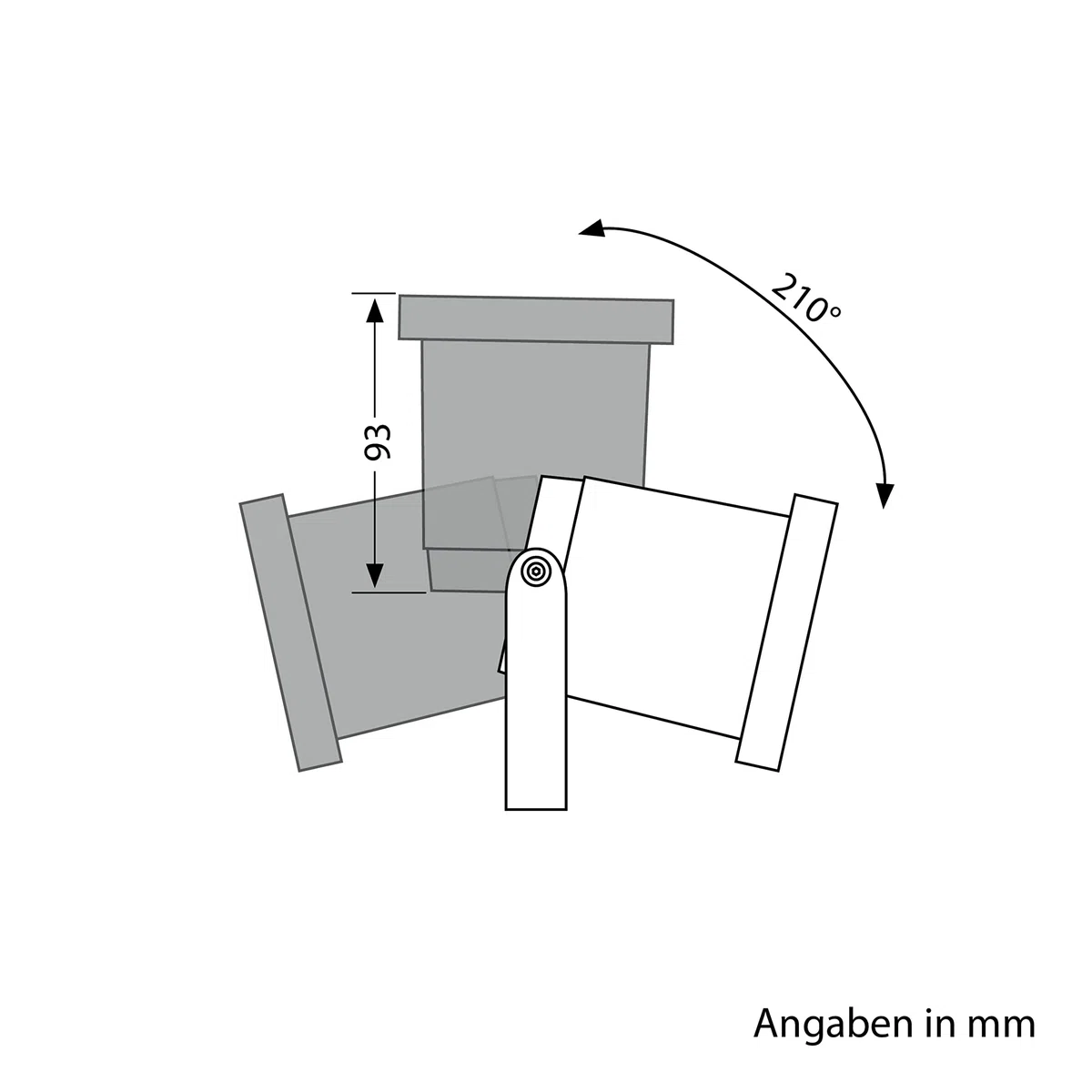ledscom.de 2 faretti da giardino DUK per esterni, IP65, spina, nero, 1x GU10 max. 15W