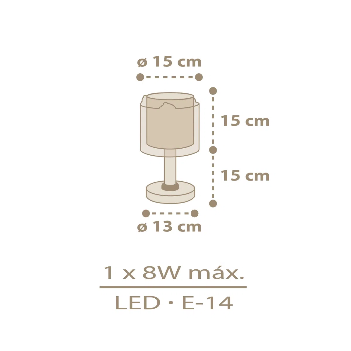 Dalber Lamp, Beige