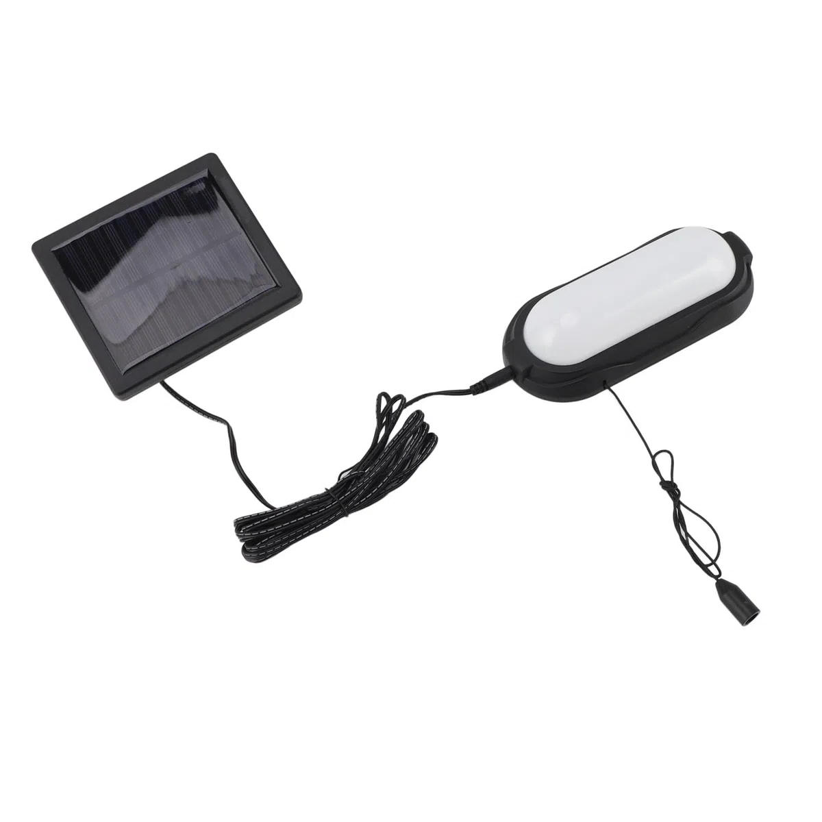 Luci Solari per Interni, Lampadario Solare per Esterni, Capannone Solare, Luce Bianca, Impermeabile, Interruttore a Tirante per Garage, Gazebo, Capannoni, Campeggi, Cortili