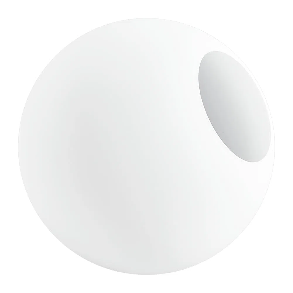 BENECREAT 150mm Paralume per Lampada Globo In Vetro Bianco Smerigliato, Copri Paralume di Ricambio per Applique Da Parete, Apparecchio di Illuminazione A Sospensione, Luce di Vanità, ID: 60~70mm