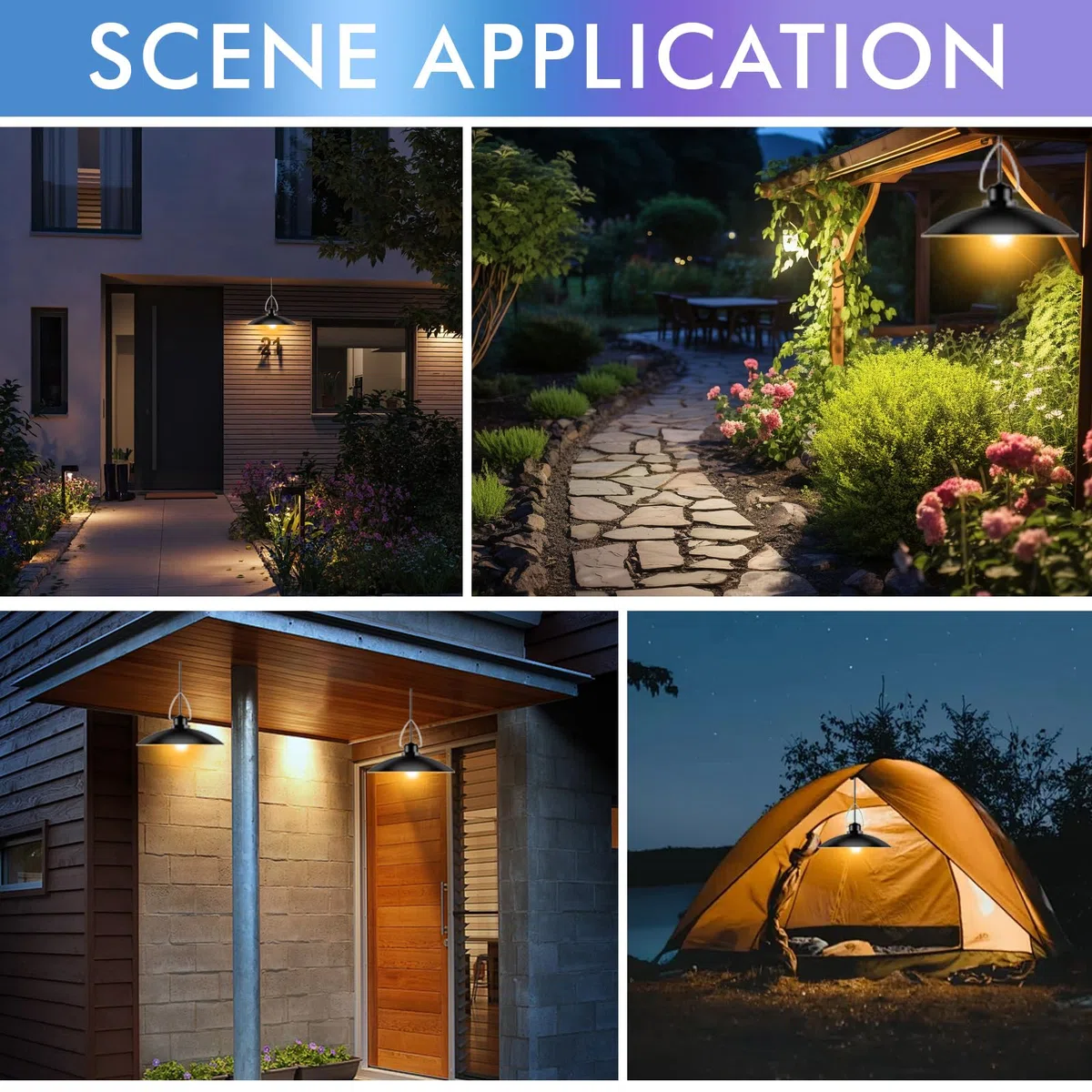 Lampada Solare Per iIerni Ed Esterni,IP65 Lampada A Sospensione Solare Con Telecomando,Lampade Solari Per Interni Ed Esterni,Lampade A Sospensione Per Giardino,Terrazza,Balcone
