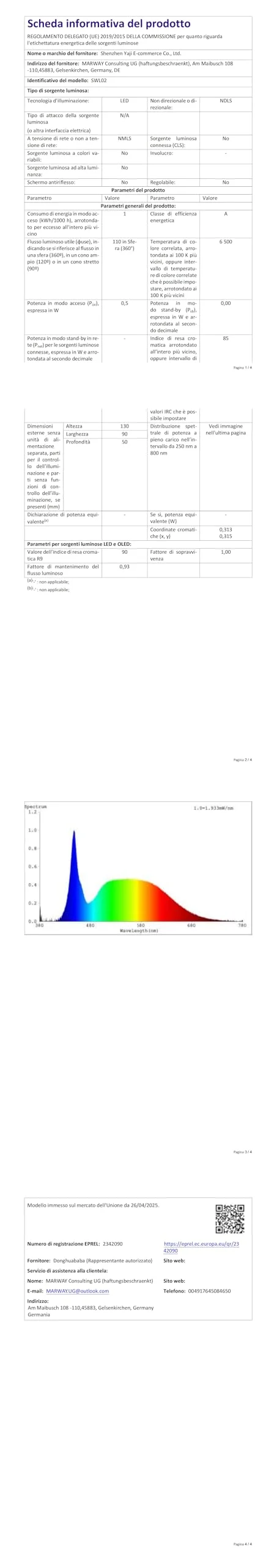 Lampada Solare da Esterno di 4 Pezzi Alto e Basso Luci Solari Esterno Energia Bianco Caldo Illuminazione per Esterni 100LM Applique da Solare IP67 per Muro Vialetto Giardino
