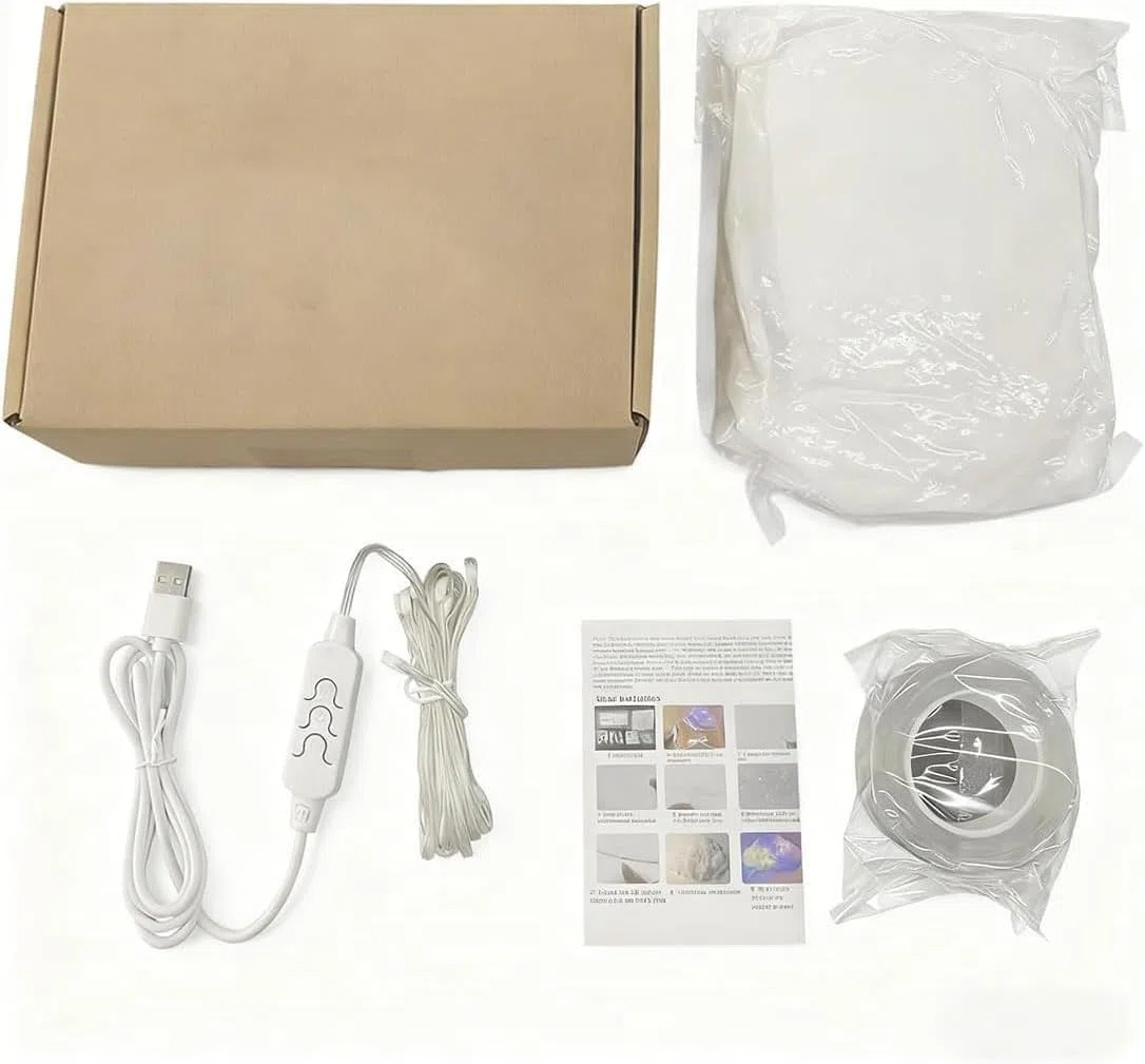 Decorazione LED a nuvola di tuono alimentata da USB fai da te, lampada LED a nuvole temporalesche RGB da 200/400/600/800 cm, kit di luci a nuvola grande 3D con fulmini per la decorazione della camera