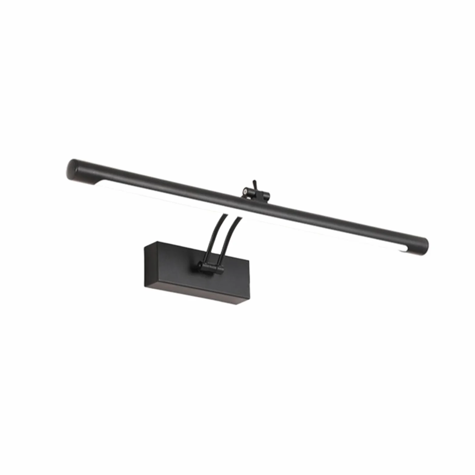 Luci per quadri da parete Lampada da parete moderna for bagno a LED, acciaio inossidabile impermeabile L40 / 55 / 70CM, applique for specchio da interno con interruttore(Noir,9W 40CM)