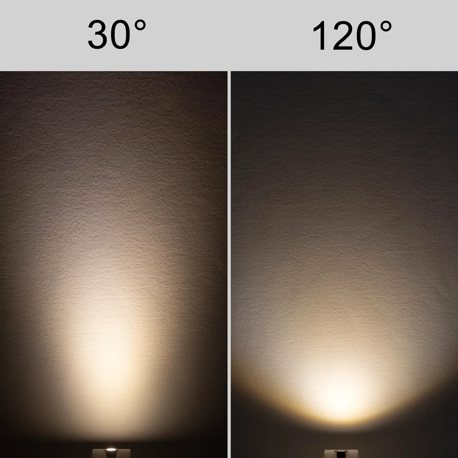 Mini faretto LED 902 120°, DC12V 1W, 80Ra, 75lm, dimensioni ridotte, installazione integrata, adatto per l'illuminazione di mobili come cantinette per vino, scarpiere, ecc.(3000K,White,9Pack)