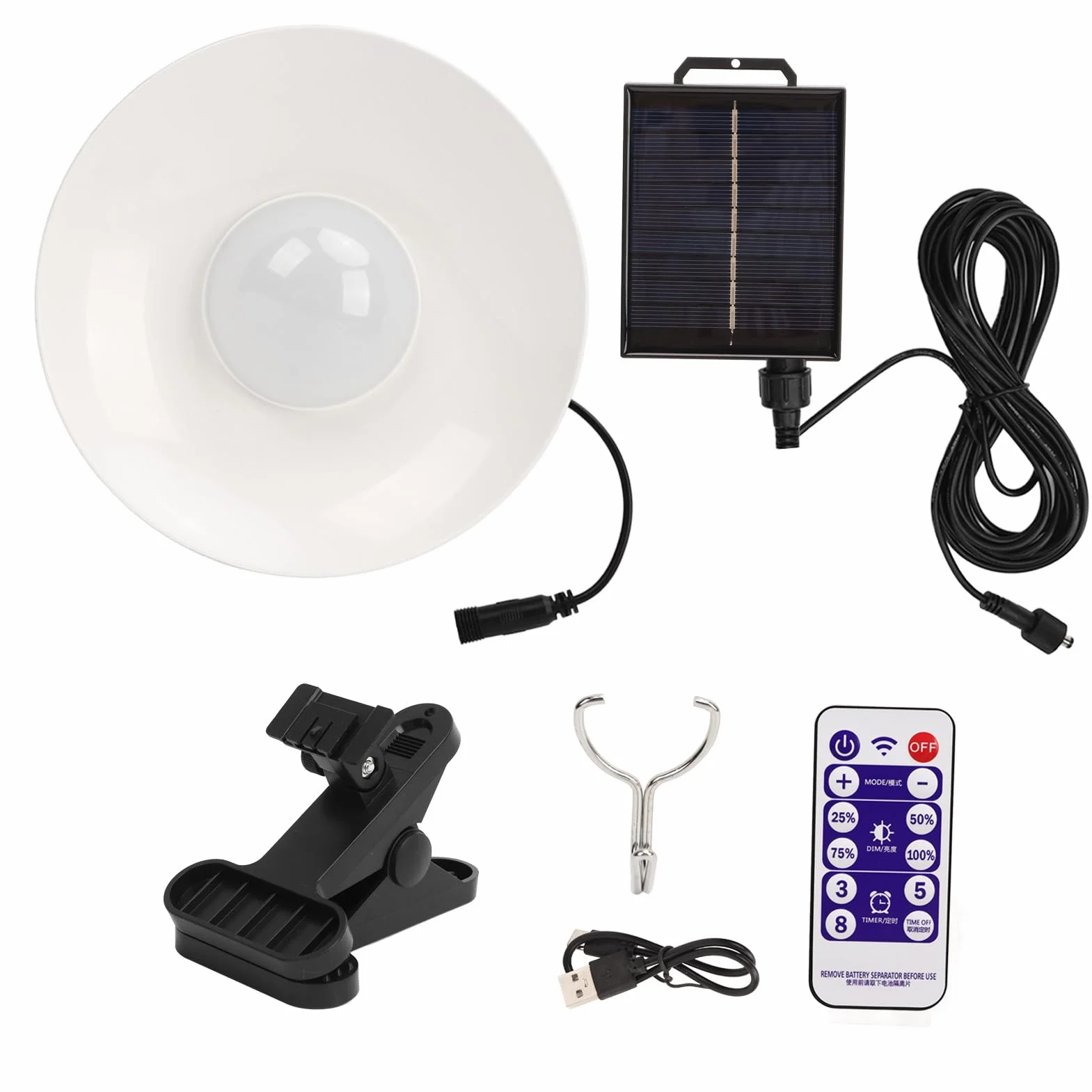 Luci per Ombrellone Esterno per Patio, Lampada Solare per Ombrellone Esterno Impermeabile con Telecomando Temporizzato 3 Temperature di Regolabili per Riunioni