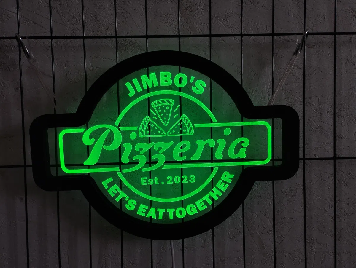 Insegna Al Neon per Pizza, Insegna a LED per Pizza, Insegna Luminosa per Pizza, Insegna Al Neon per Pizzeria, Decorazione Da Parete per Pizzeria, Decorazione per Ristorante Italiano