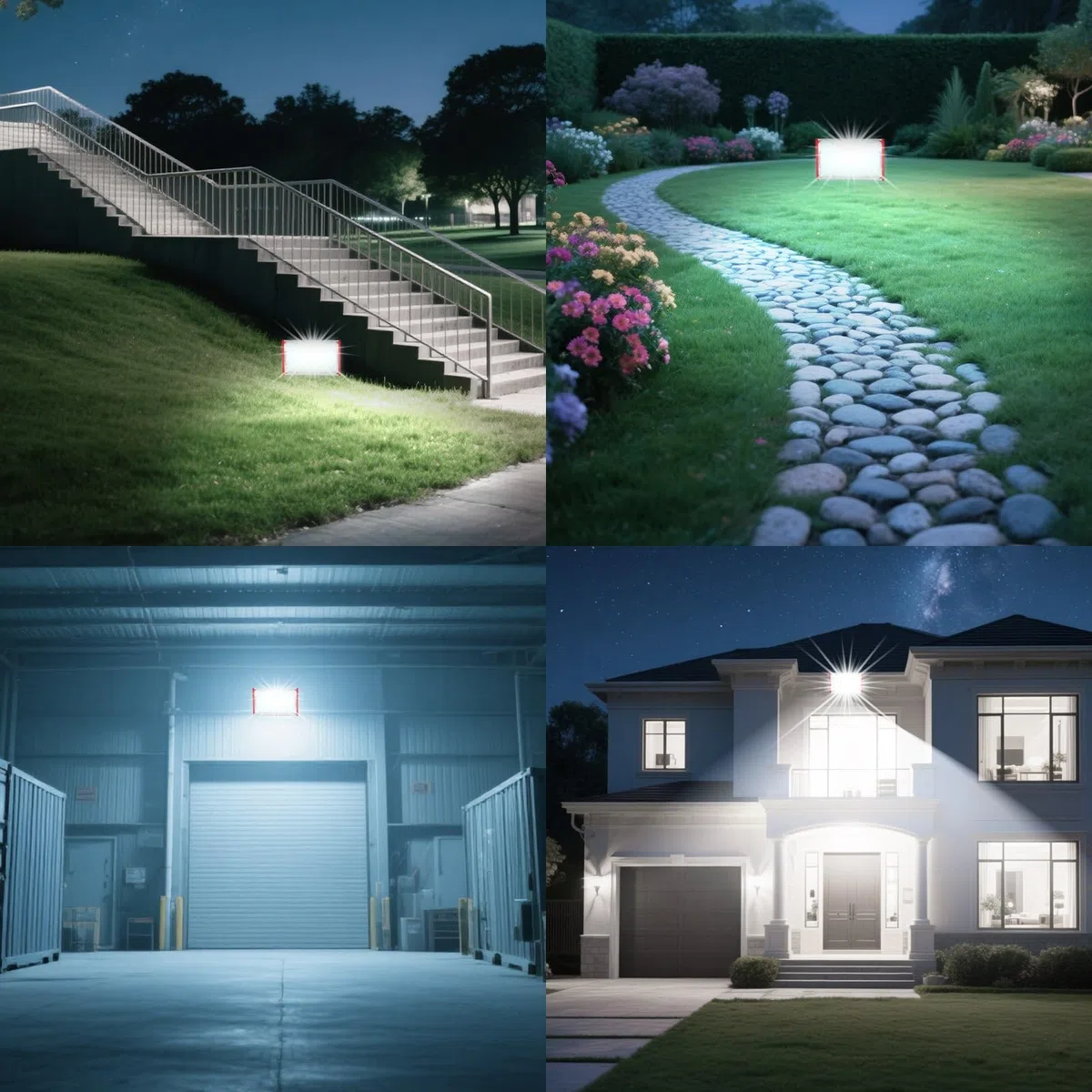 CREATESTAR Faretto Led da Esterno 10000LM 100W, Faretti Led Esterni 6500K luce bianca fredda, 1 Pezzi IP66 Impermeabile Faro Esterno per magazzino giardino garage campo sportivo cortile