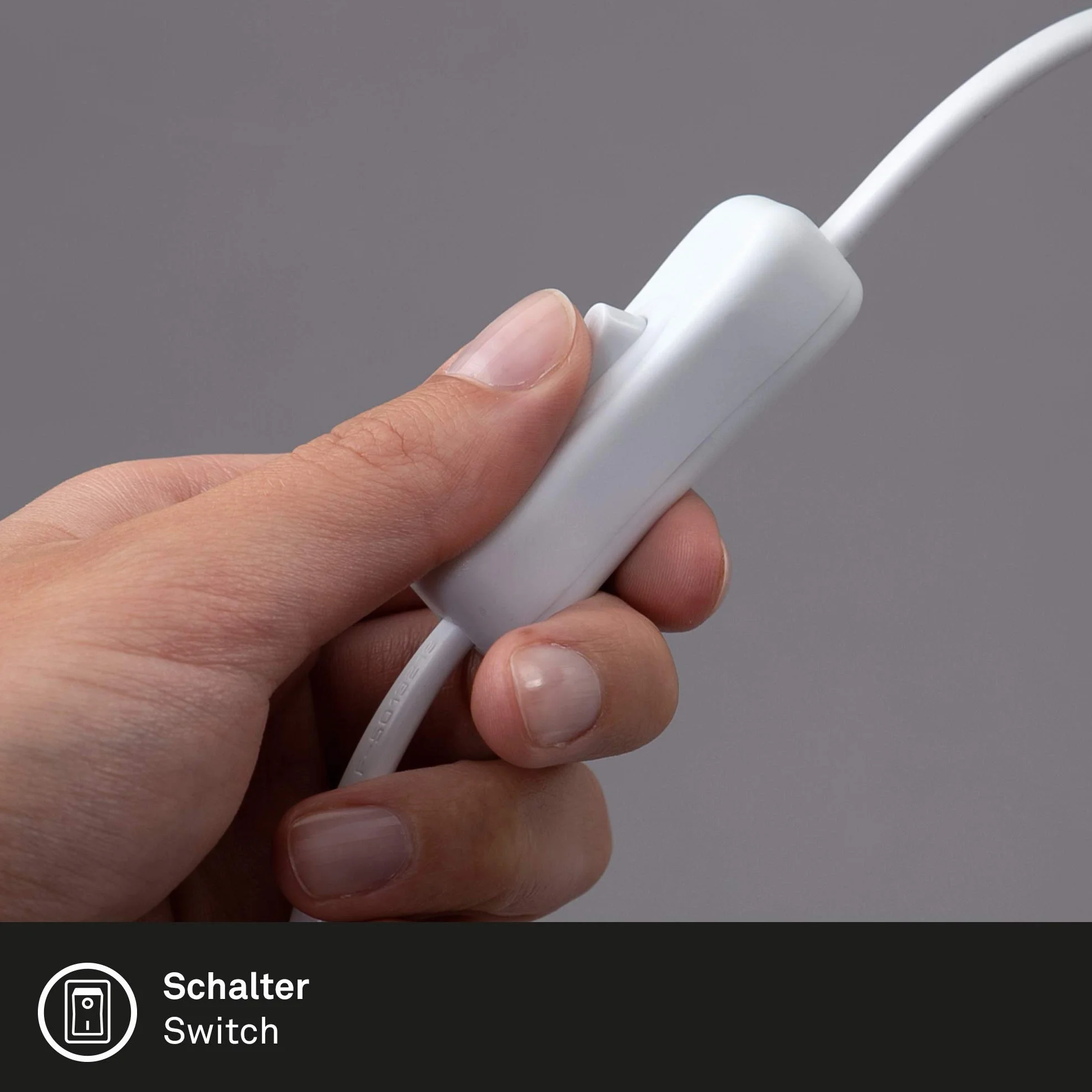 Briloner Leuchten - luce a pinza, lampada a pinza, 1x E14, max. 8 watt, con cavo con interruttore incluso, testina spot orientabile e rotante, in metallo, cromo bianco, 305x110x130mm