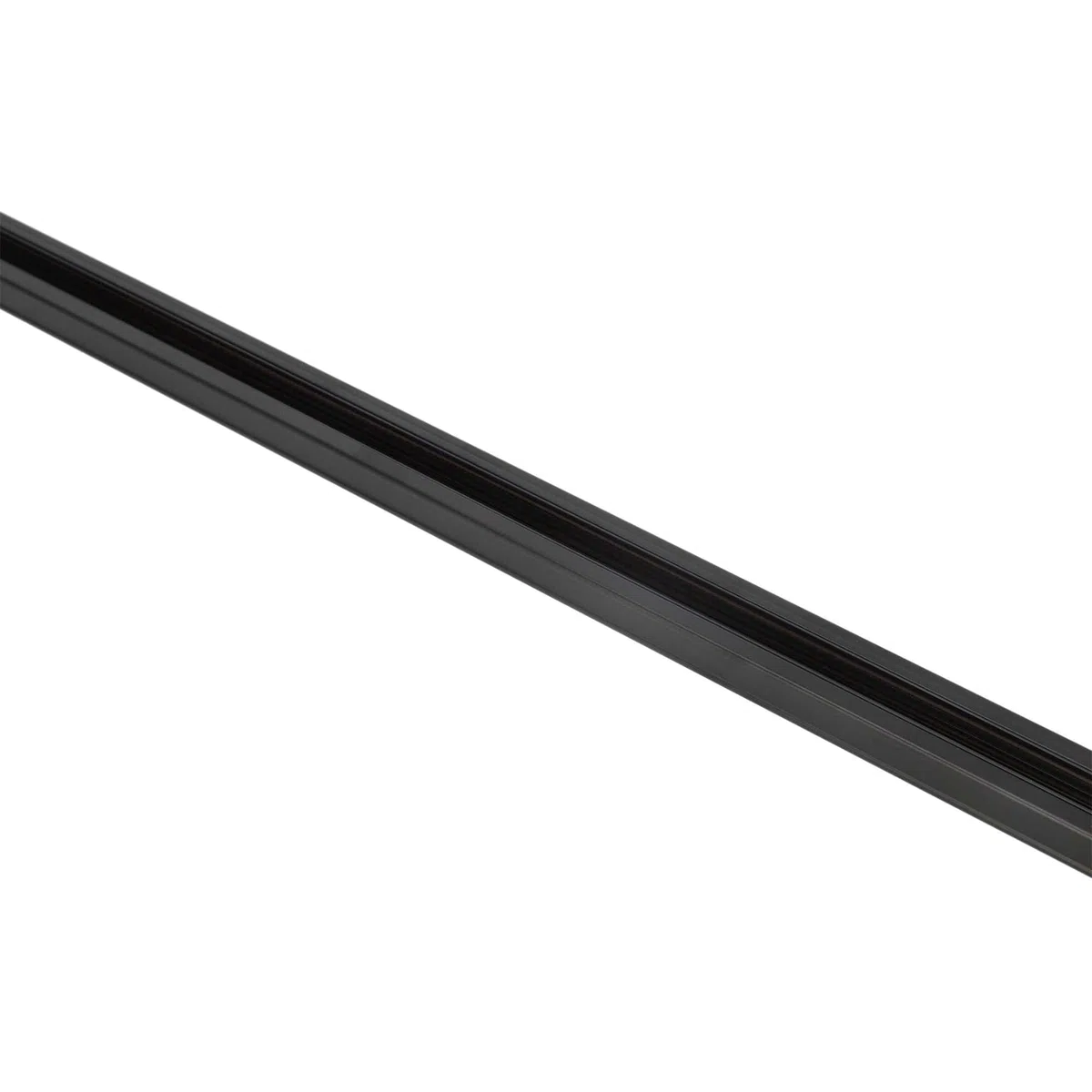 EDO Binario Elettrico Monofase per Sistema MEVA PRO Sistema di Binari Monofase a Superficie con Conduttore di Protezione Track 2 M 110-265 V AC, IP20 Sistemi di illuminazione Nero