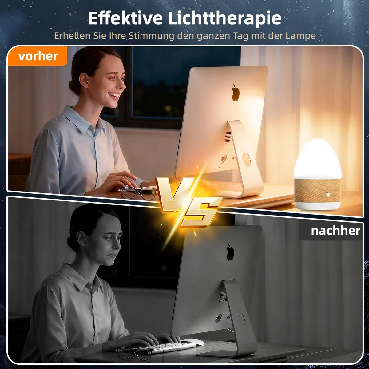 Lampada per Terapia della Luce, 13000 Lux Sad UV-Free Lampada di Luce, Diurna con 3Temperature di Colore, 4 Timer e 4 Livelli di Luminosità, luce solare con telecomando pada Fototerapia