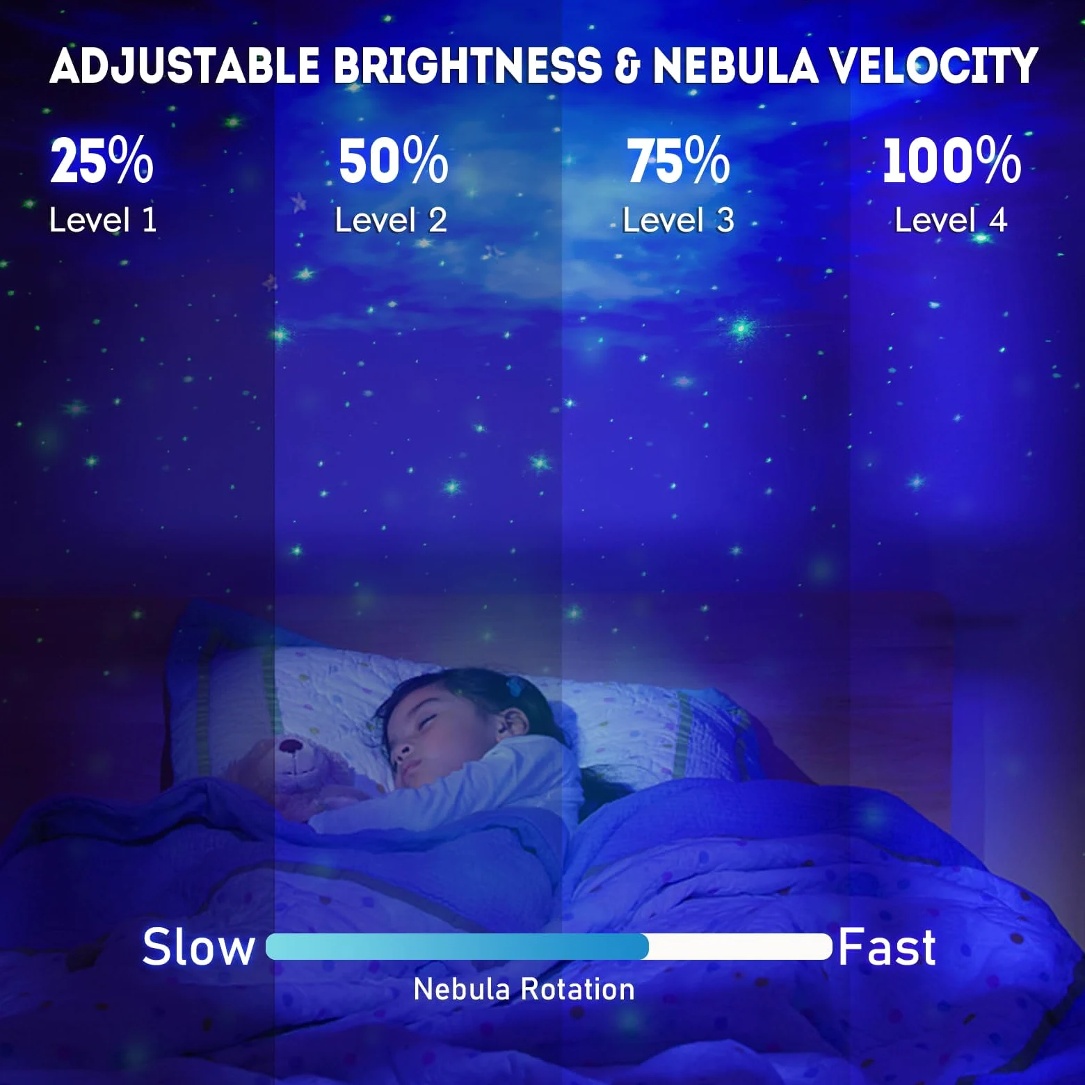 Astronauta Cielo Stellato Galassia Proiettore, Spaceman Galaxy Star Projector Lampada Notturna con Timer, Telecomando, Proiettore Stelle Soffitto Luce per Camera da Letto, Regalo per Bambini e Adulti