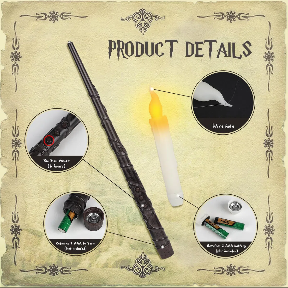 CPROSP 22x Candele LED Galleggianti Senza Fiamma con Telecomando a Bacchetta Magica, Candele LED Galleggianti con Timer, per Matrimoni, Code, Natale e Altre Decorazioni Festive
