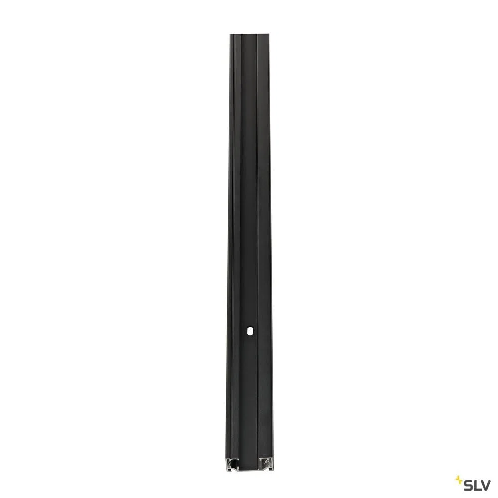 SLV Binario elettrificato monofase nero IP20 – Barra per sistema a binario 1 fase compatibile con faretti e spot, soluzione professionale per illuminazione interna