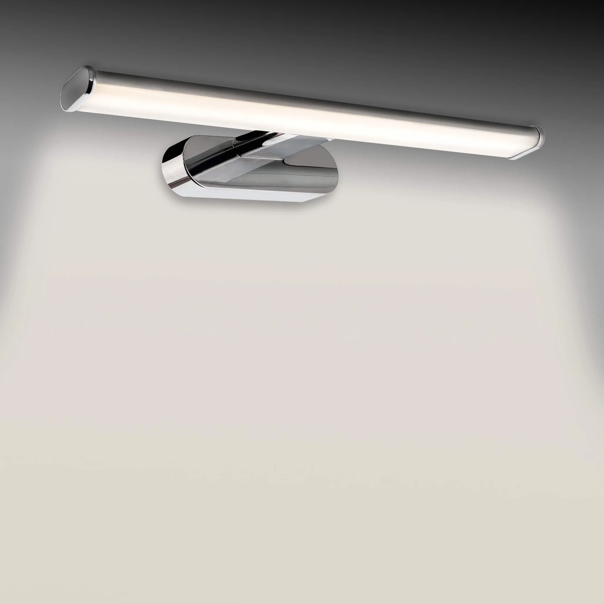 SEBSON LED Lampada da Specchio, Montaggio a Parete, Lampada da Specchio Bagno IP44, Bianco Neutro 4.000K, Cromo, 400x133x42mm, 8W, 600lm