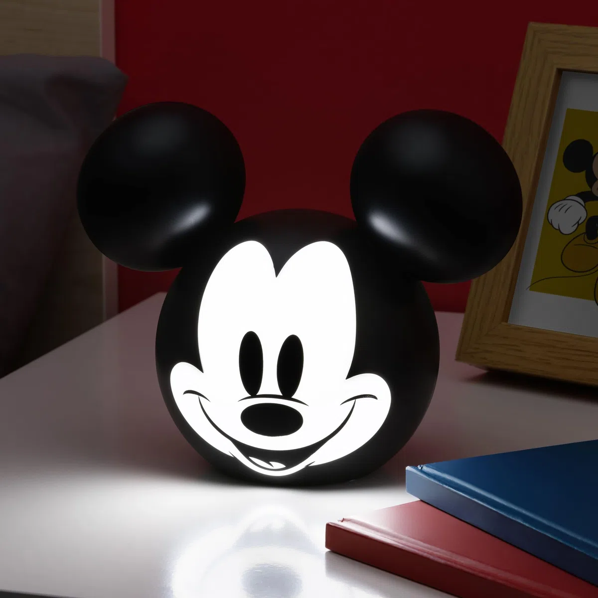 Paladone: Lampada 3D Disney Mickey Mouse - lampada a forma di Topolino, Disney gadget, regalo ufficiale Mickey Mouse