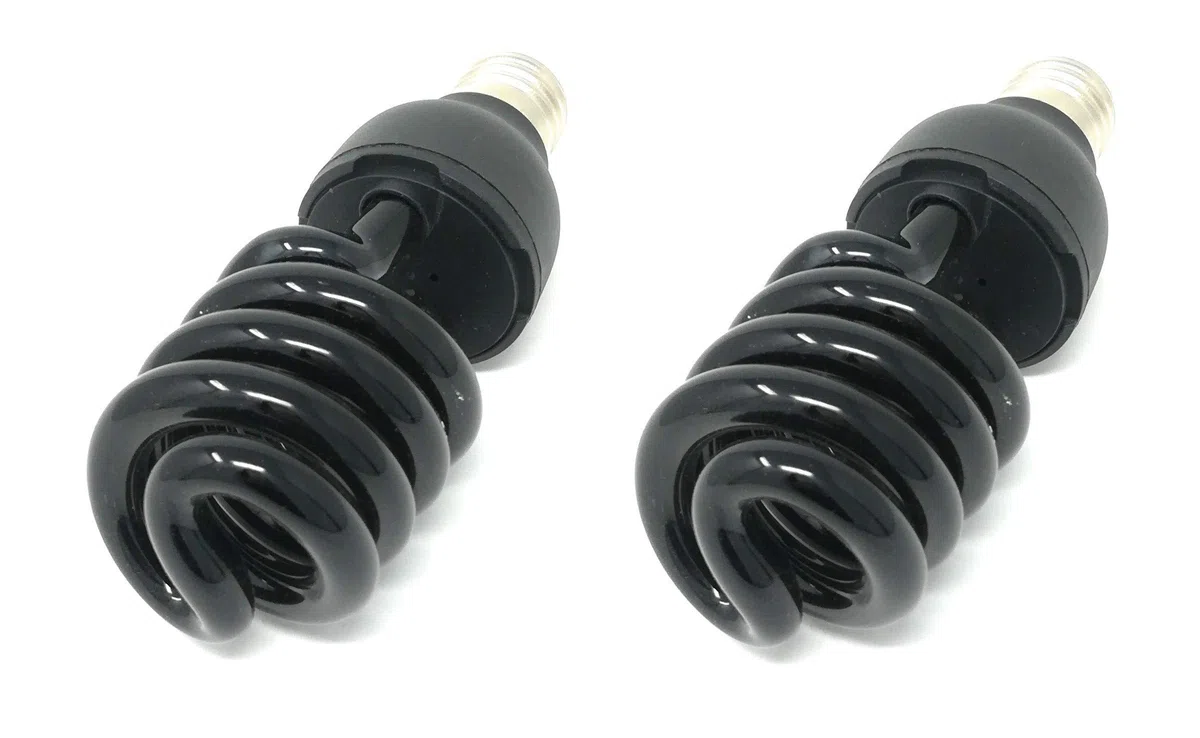 TEMPO DI SALDI 2 X Lampadina A Spirale Uv Luce Nera Da 28W Per Discoteca Feste Effetto Fluo
