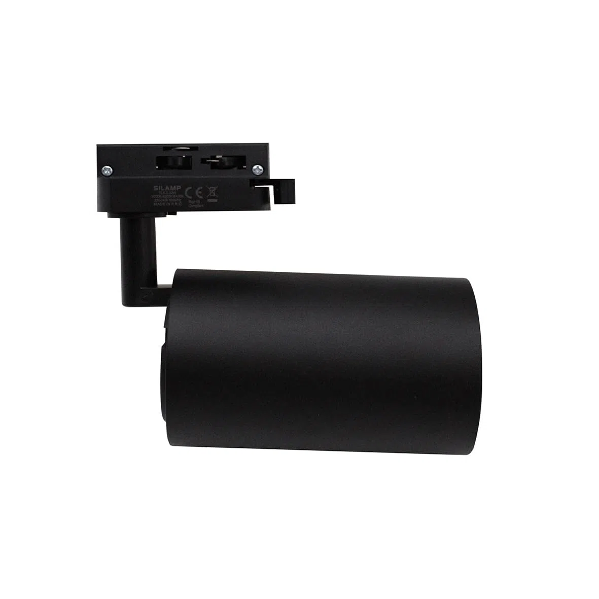 Silamp FARETTO LED A BINARIO MONOFASE 30W 220V NERO LUCE SWITCH 3000K-4200K-6400K