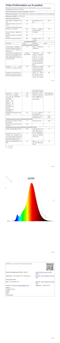 Aigostar ST64 - Lampadina Stile Vintage Edison, Led E27 Da 10W (Equivalente A 77W)，Filamento Led Bianco Caldo (2200K)， 1100 Lumens，Non Dimmerabile， Confezione Da 6 Unità