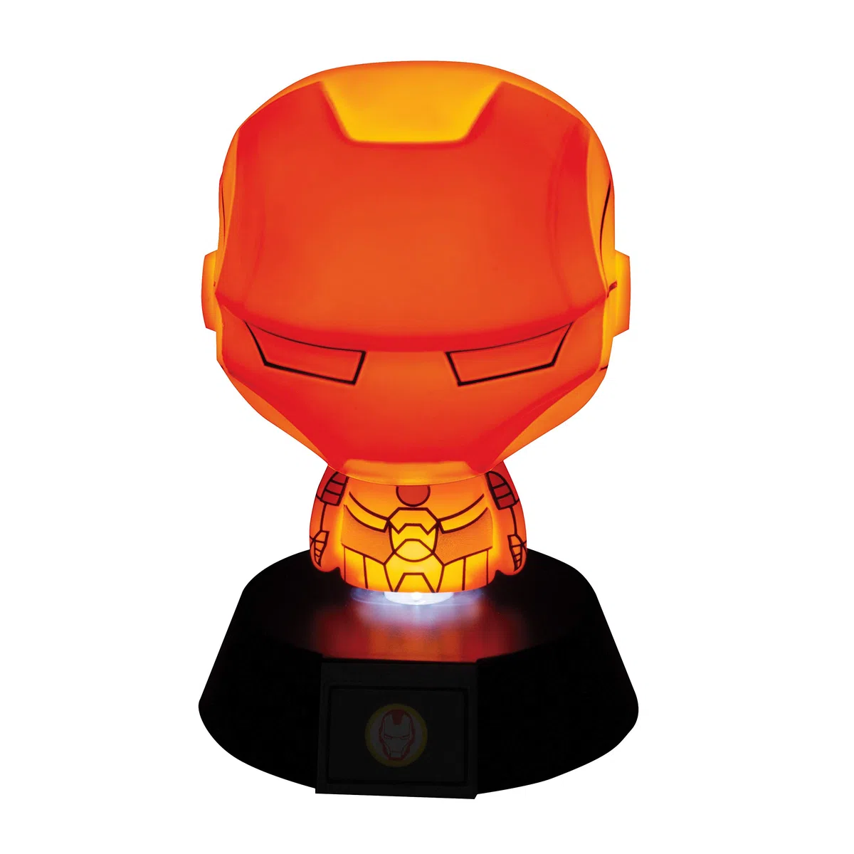Paladone Iron Man Icona Luminosa da Collezione | Ideale per camere da Letto dei Bambini, Ufficio e casa | Pop Culture Gaming Merchandise, Multicolore