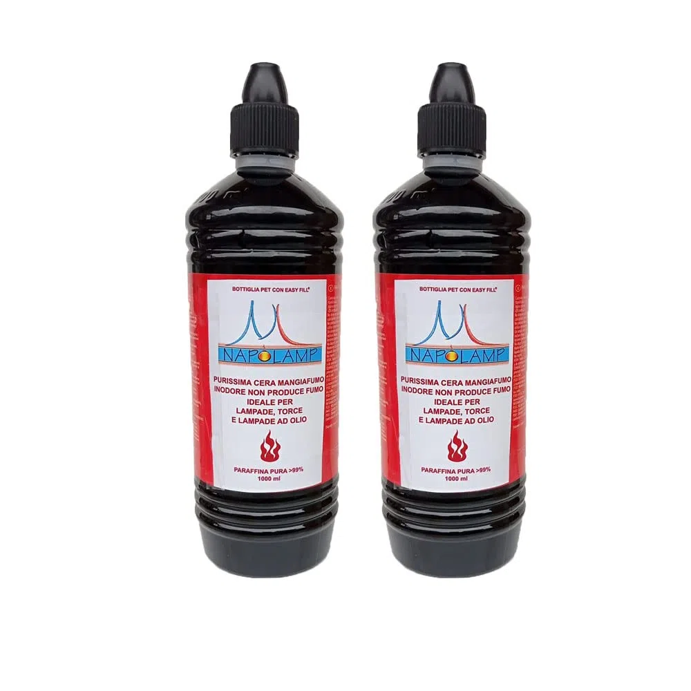 Olio per Lampade e Lanterne. Cera liquida, 2 litro Neutro [Classe di efficienza energetica A]