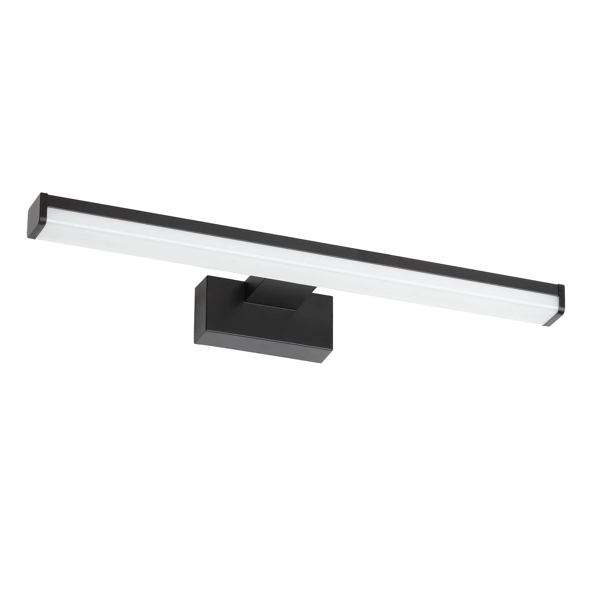 Oktaplex lighting Lampada LED a specchio da parete nera 40cm 4000K bianco neutro 8W 570lm lampada a specchi per bagno