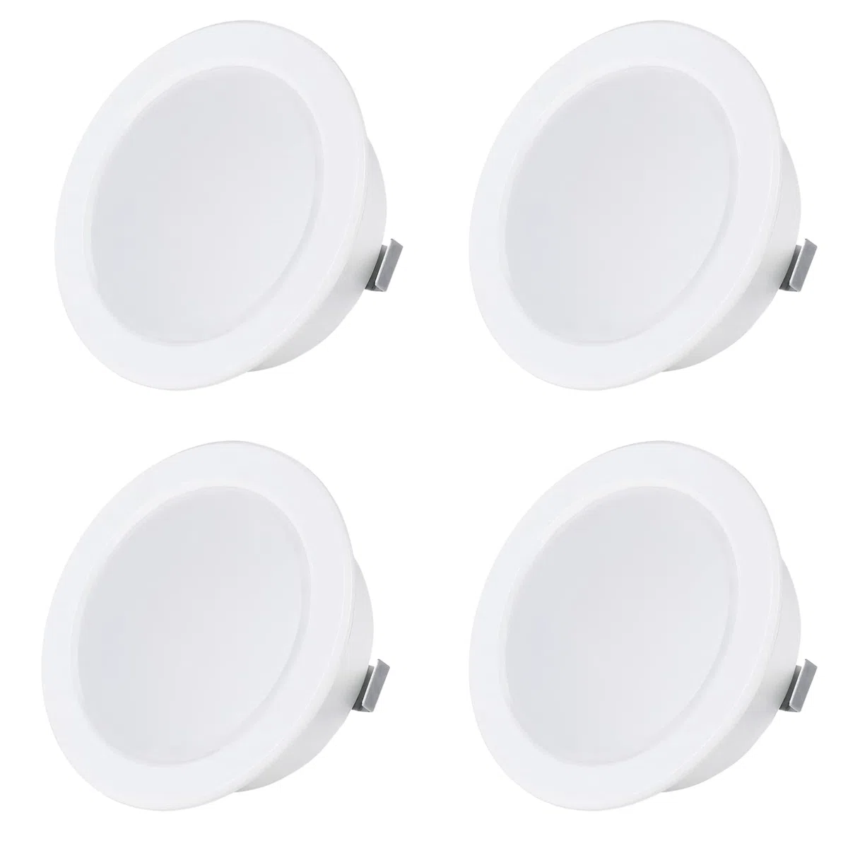 Swwet-Led Set di 3 Faretti led da incasso per mobili, 230V, 3,5 W, IP44 G4, 21mm ultra piatti Faretti LED da Incasso, 3000 K, Bianco Caldo, per cappa da cucina, bagno, faretto da incasso