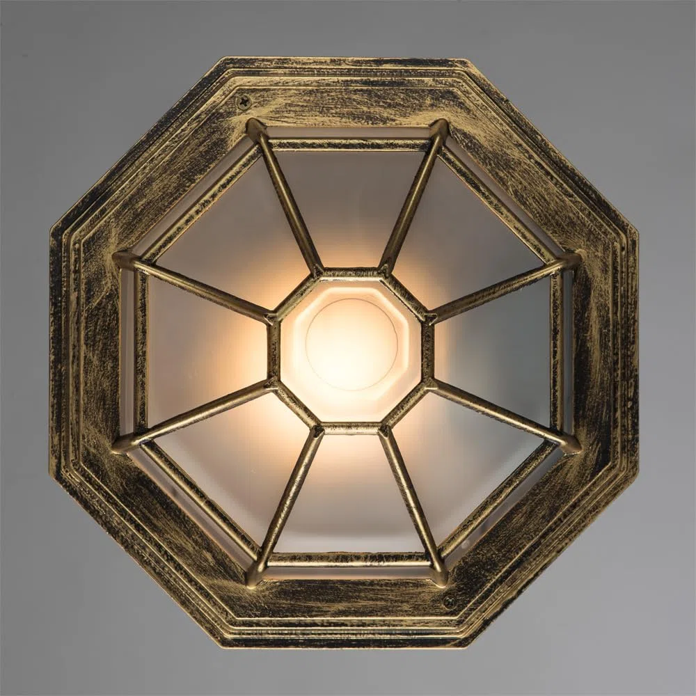 Luce a soffitto esterna in metallo nero con paraluce in vetro bianco – Lampada con cavo