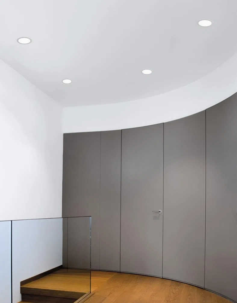 3 x Faretti Led da Incasso rotondo luce bianca fredda 6500k led integrati luci ultrasottili soffitto illuminazione interno Lampada Plafoniera da Incasso Cartongesso (18 watt (22x22cm))
