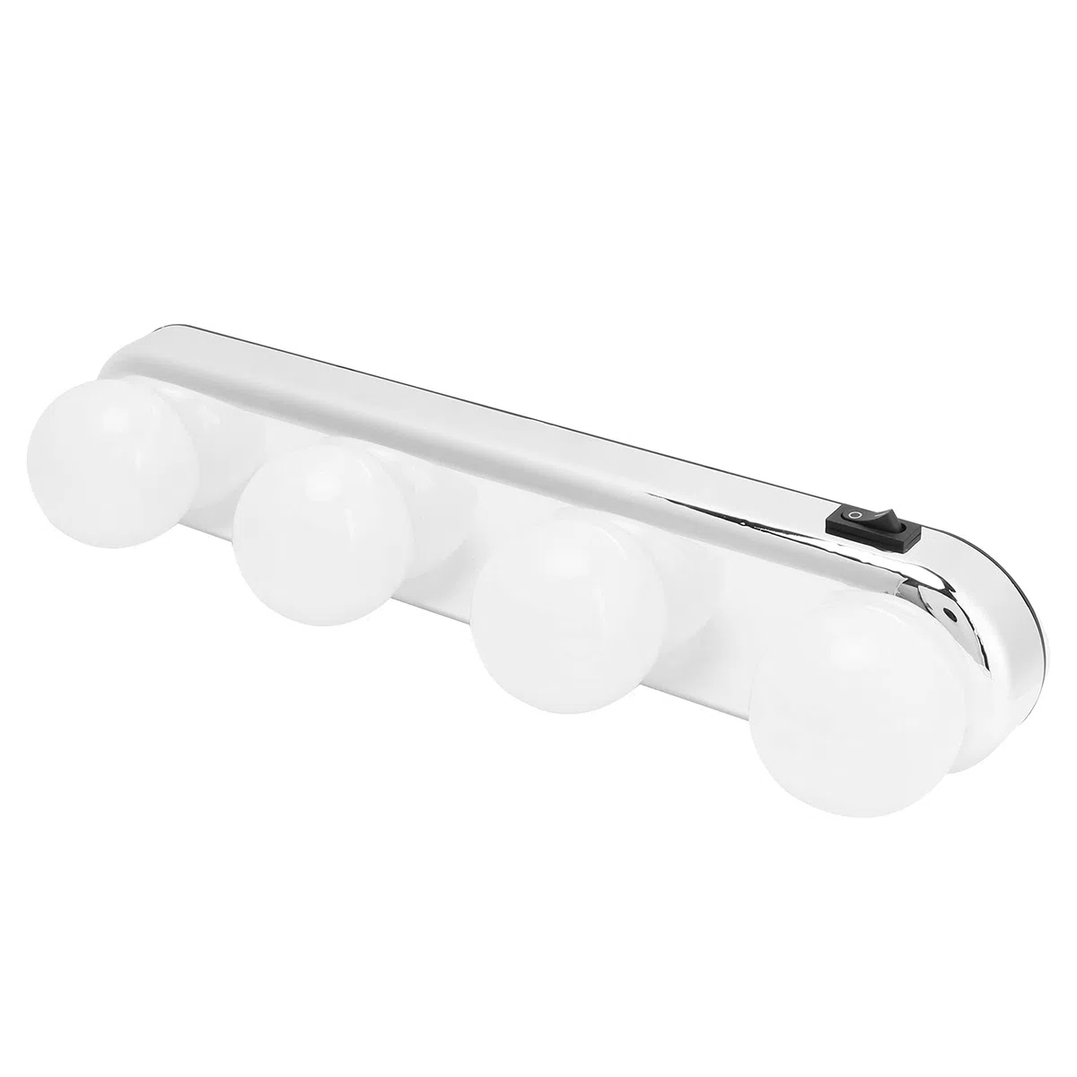 Kit di Luci per Trucco a LED con 4 Lampadine per Toeletta, Lampada da Toeletta con Lampada, Barra Luminosa a Specchio con Lampadine Dimmerabili per la Camera da Letto, Strati