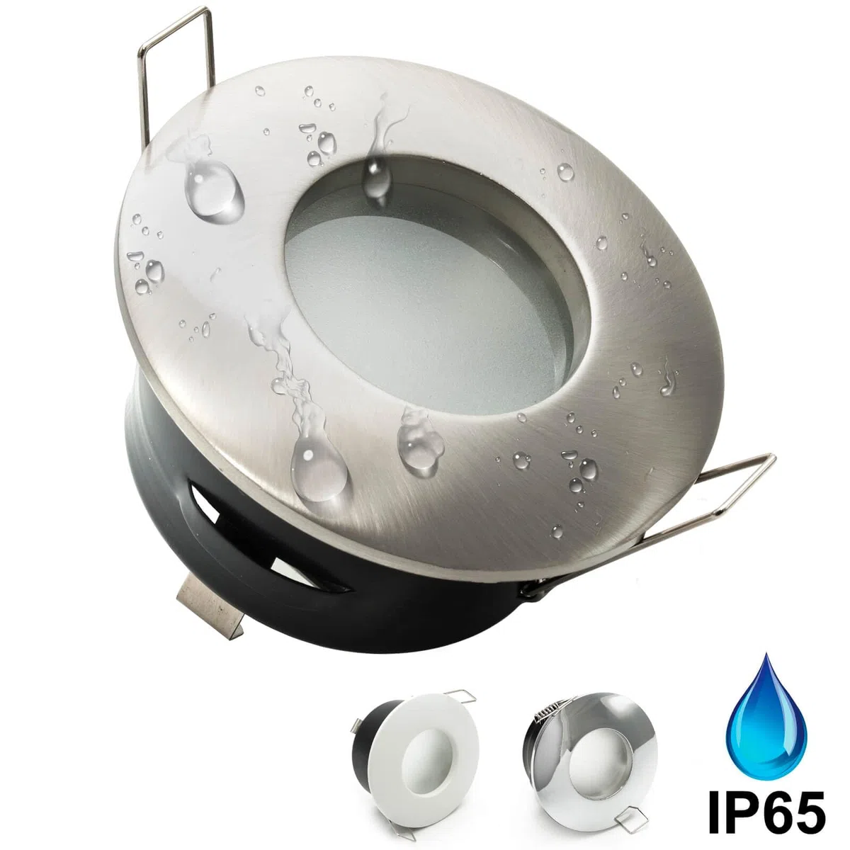 Faretto incasso ambienti umidi 12V LED 8W 4000K sauna box doccia bagno turco IP65 (colore bianco)