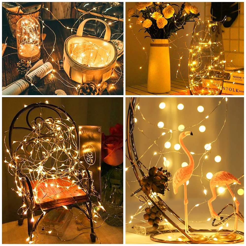 Catena Luminosa Stringa Luci - Moobibear 30M 300 LED Fata lucida a fili di rame, Impermeabile IP65 per Casa, Festive, Natale ed Bar Decorazioni( Bianco caldo )