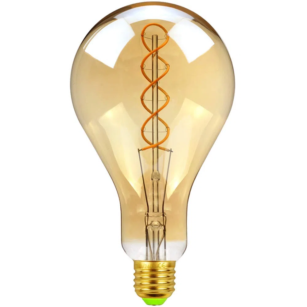 LightingDesigner Grandi dimensioni lampadina Edison A110/PS35 morbido filamento LED 4 W dimmerabile lampadina antico vintage