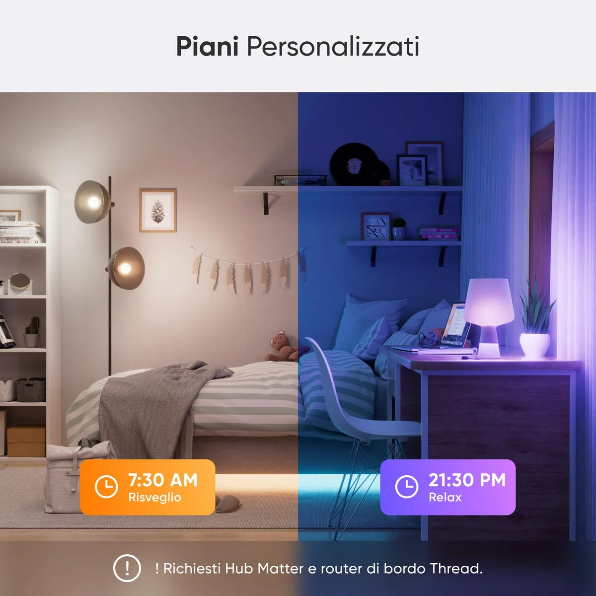 Nanoleaf Lampadine LED Smart E27, RGB WiFi, compatibili con Alexa/Google Home, 9W dimmerabili, 2700K-6500K, Matter e Bluetooth, Necesito un centro, telecomando incluso, confezione da 2