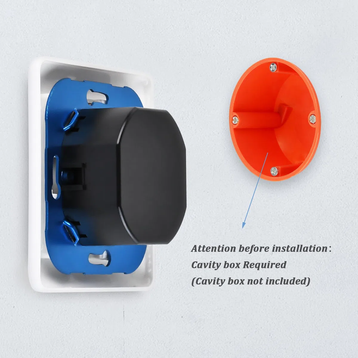 YindaLux dimmer per LED 220V, interruttore da incasso per LED dimmerabili 3-200W / alogeni 3-200W, interruttore dimmer, bianco