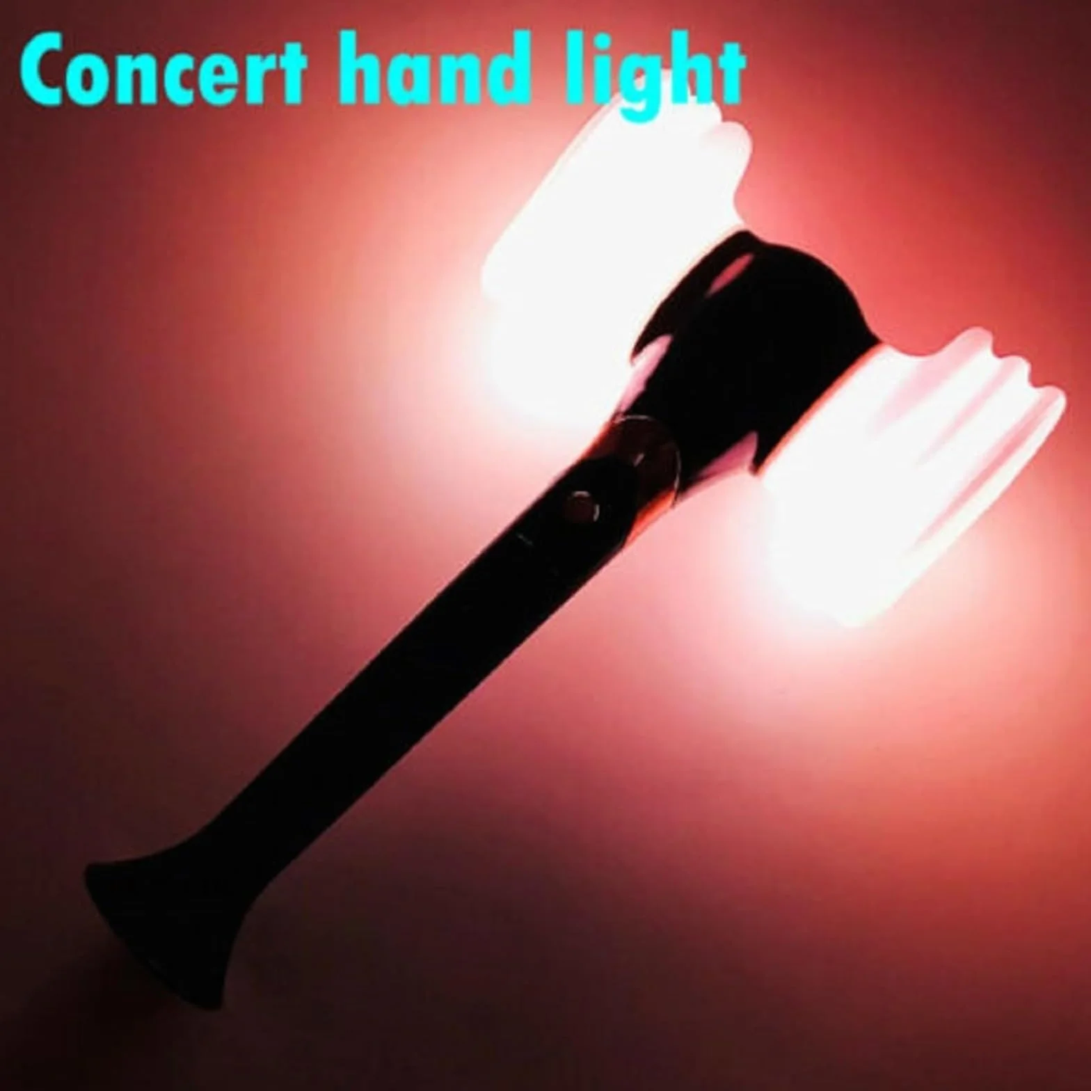 Générique Lightstick Lampada da concerto Luce LED Nero Rosa Lampa Hiphop