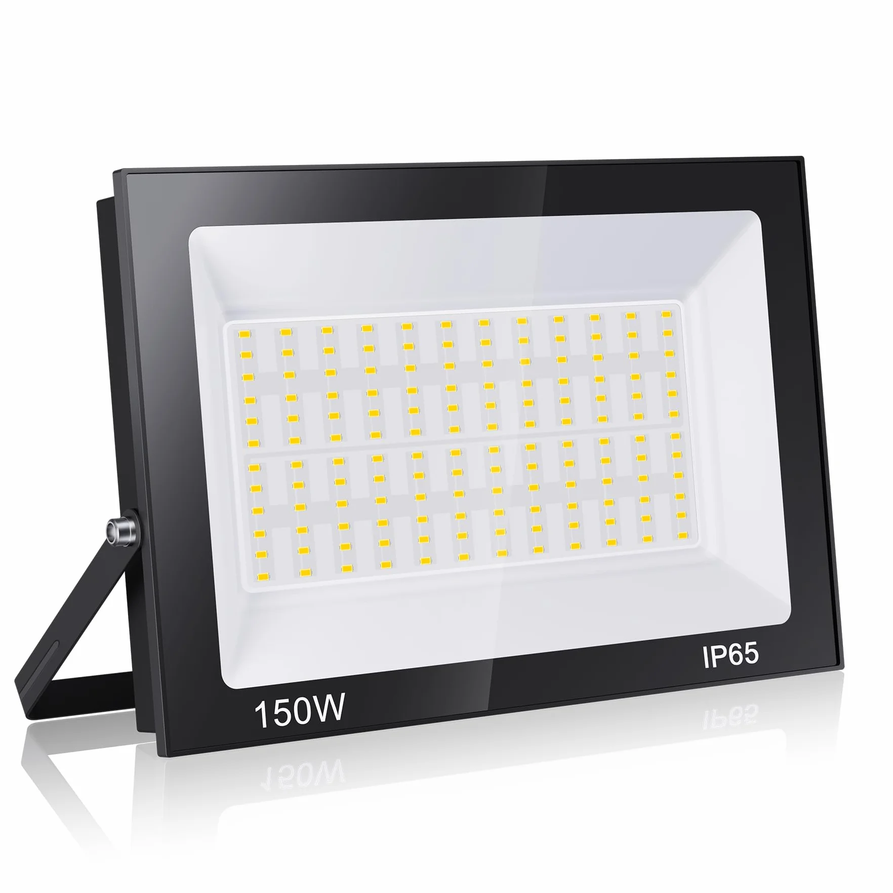 loyal Faretto LED da 150 W, 3000 K, 5000 lm, super luminoso, per interni, IP65, impermeabile, per esterni, per giardino, cortili, garage, bianco caldo [classe energetica F]