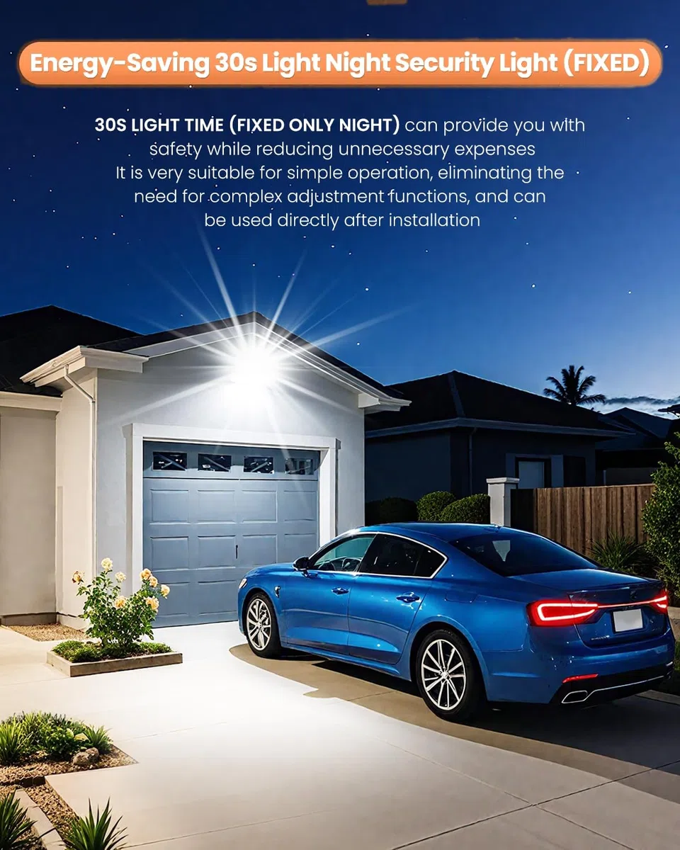 MEIKEE 30 W - Proiettore LED con sensore di movimento, 30 s 2820 lm, bianco freddo, 6500 K, IP66, impermeabile, illuminazione di sicurezza, faretto LED con sensore per esterno, giardino, patio, garage