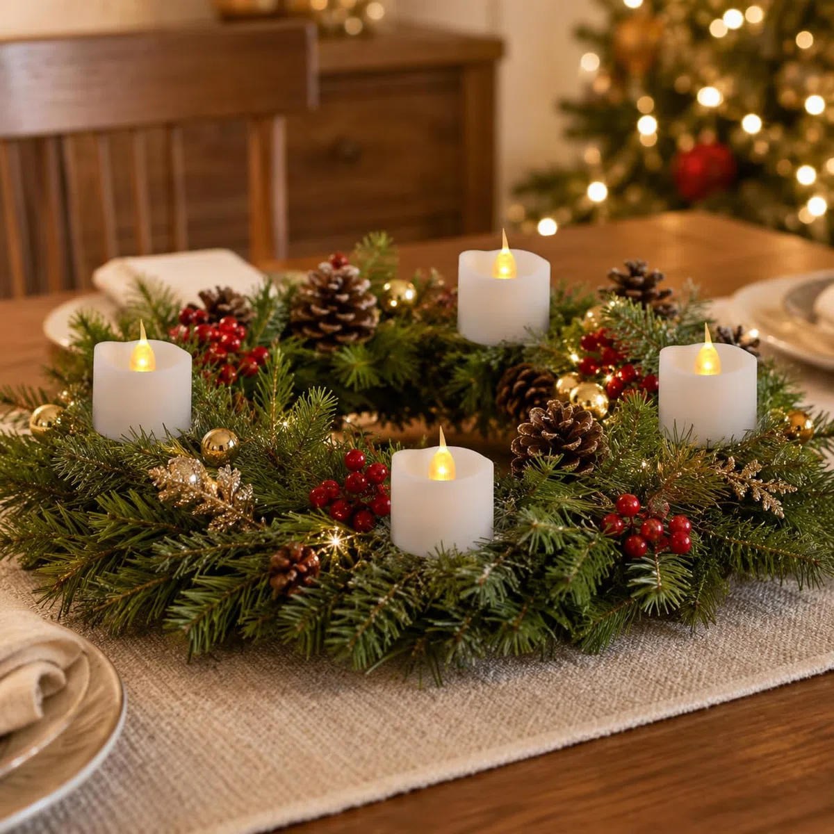 Da by 24 Pezzi Bougie LED Tè con Telecomando, Pile CR2032 Incluse, Senza Fiamma, per Decorazione Casa Matrimonio Festa