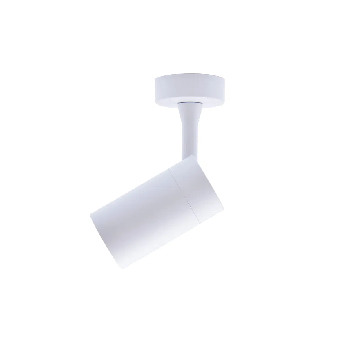Eurekaled Portafaretto da soffitto o parete GU10 - Faretto spot orientabile 360° con fascio direzionabile - Lampadina intercambiabile - Per soggiorno, cucina, corridoio - IP20 (Bianco)