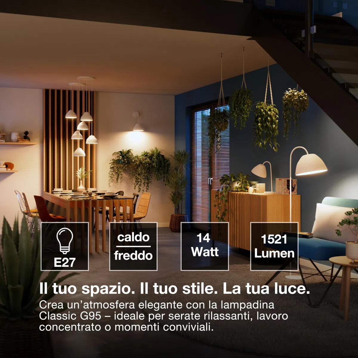 LEDVANCE Lampada Smart LED con Wifi, base E27, dimmerabile, colore della luce variabile (2700-6500K), forma a globo, opaco, controllabile con Alexa, Google e App, 1 confezione