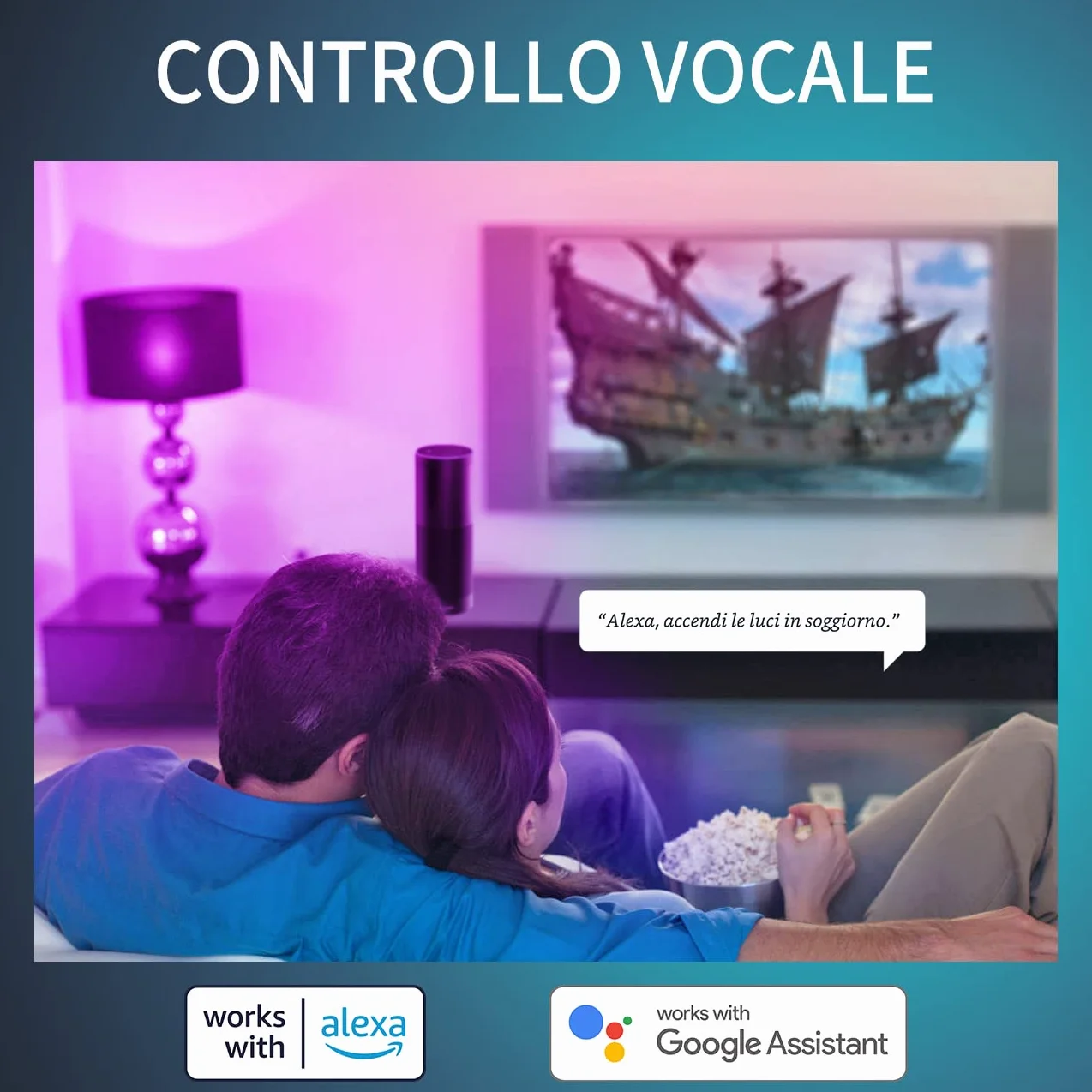 ANWIO Lampadina Alexa, Lampadina Smartx, 5W Equivalenti a 40W, 470Lm, G45,Lampada Smart Wifi E14 con Telecomando Compatibile con Alexa, Echo and Google Assistant, RGB Intelligente Dimmerabile,2 Pcs