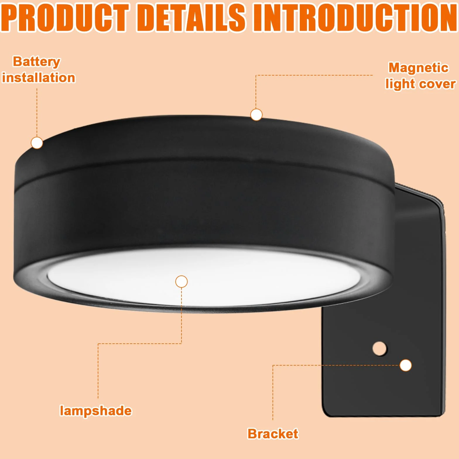 GBKDQQ Confezione da 4 luci per quadri, batteria ricaricabile, 3 temperature di colore, dimmerabile, indicatore artistico, luce di accento