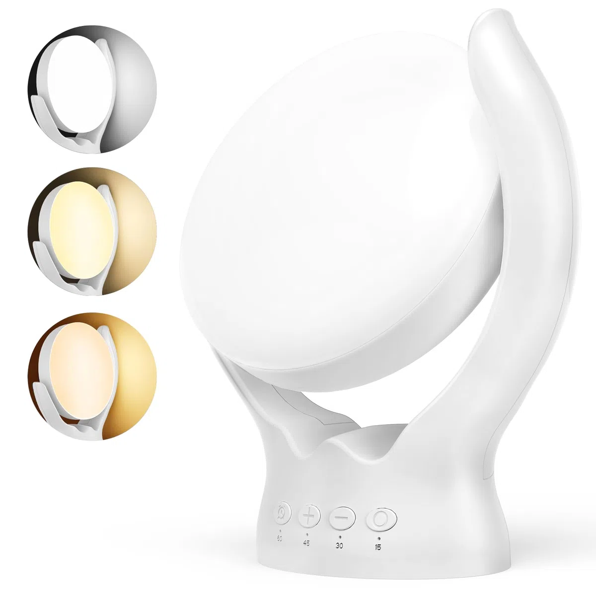 Lampada per luce diurna, lampada per terapia della luce da 10000 Lux senza UV, (Bianco)