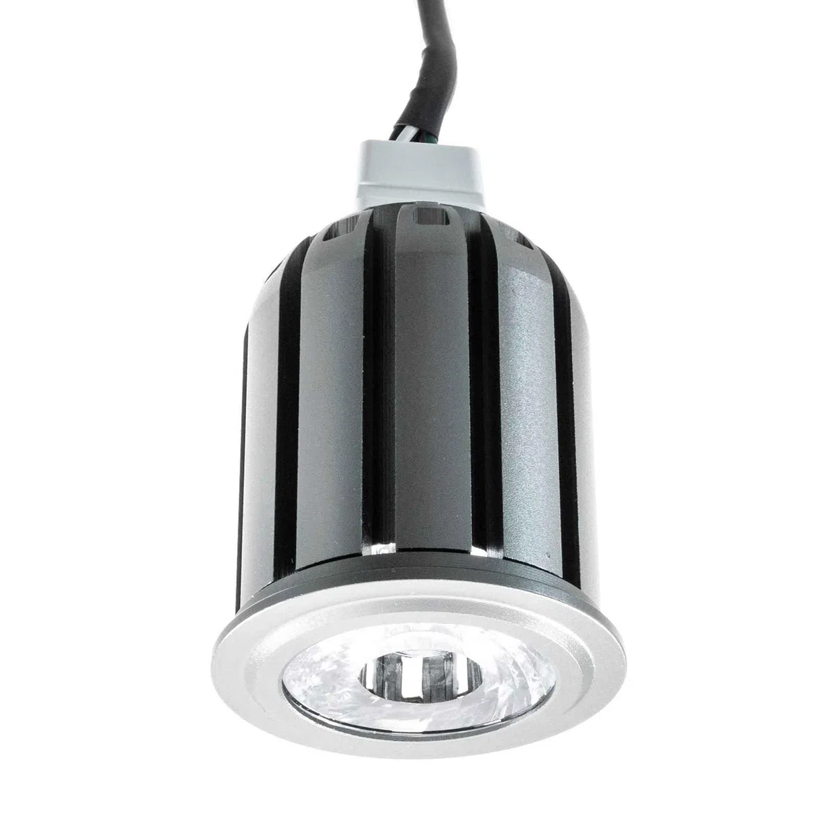 Planetitaly Faretto led RGB 12W spot 24v 50mm luce lampada sincronizzabile dmx Lampadina led RGBW Dimmerabile 24Vac dc RGB+3000K Angolo luce 38° 1080 Lumen